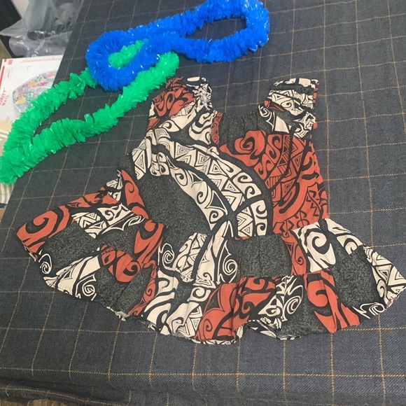 Hawaiian dress girl toddler - Picture 2 of 5